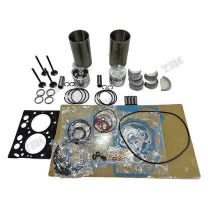 For Yanmar 2TNE68 Engine Overhaul Repair Kit Repair Part Gasket Piston Set