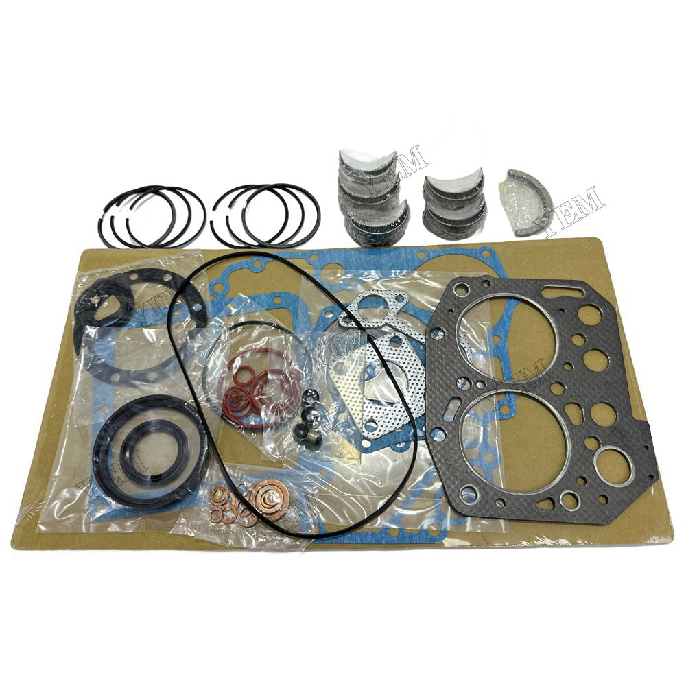 For Yanmar 2TNV70 Overhaul Re-ring Kit Repair Part Gasket Piston Set