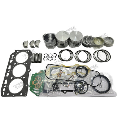 For Yanmar 3TN84 Overhaul Re-ring Kit Engine Part Gasket Piston Set