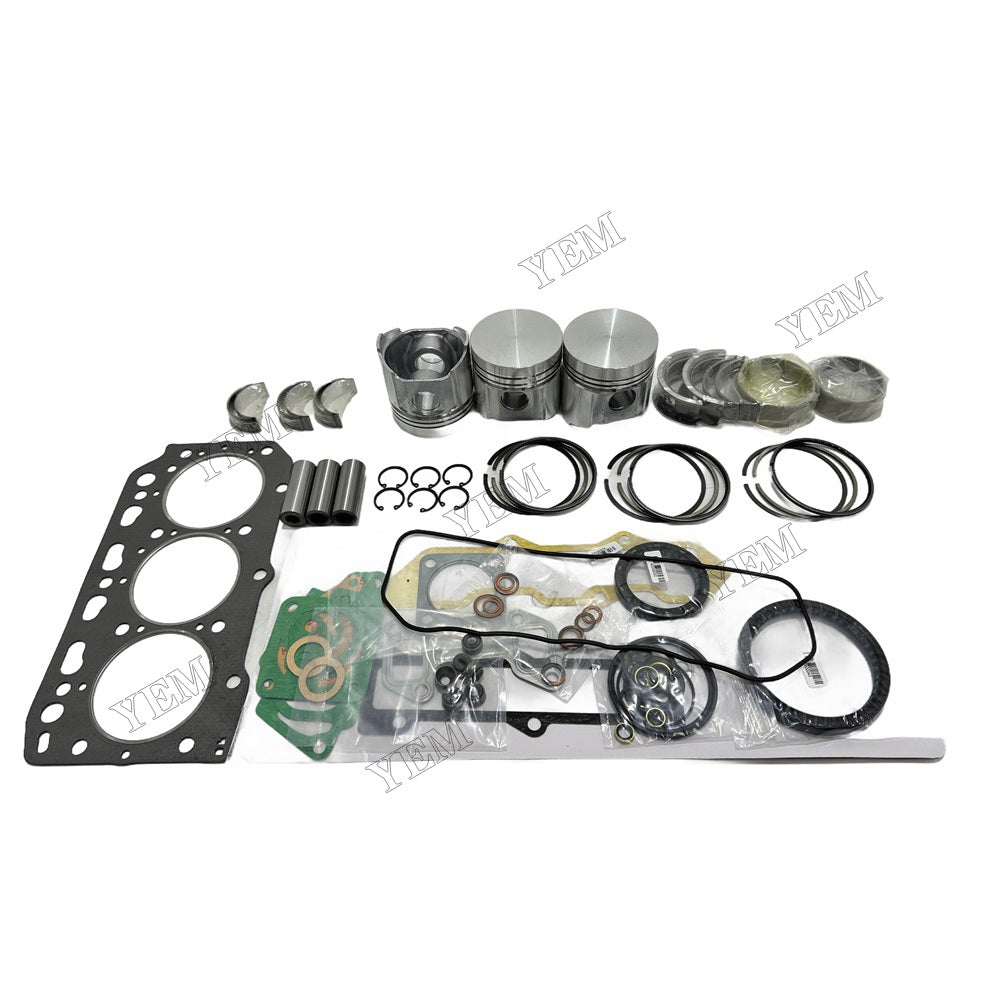 For Yanmar 3TN84 Overhaul Re-ring Kit Engine Part Gasket Piston Set