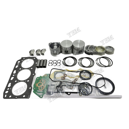 For Yanmar 3TN84 Overhaul Re-ring Kit Engine Part Gasket Piston Set