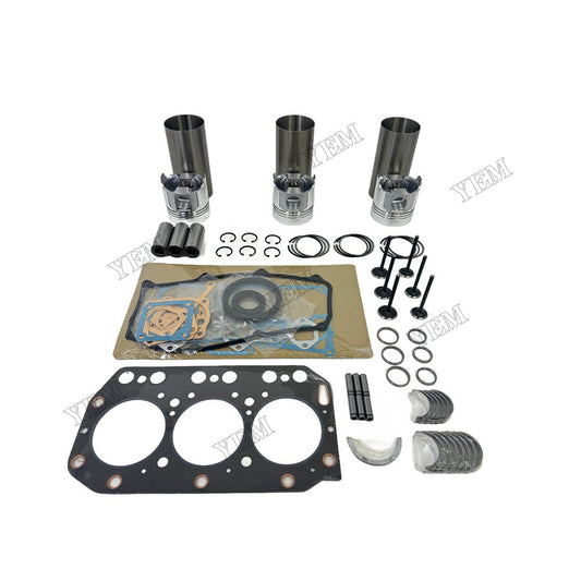 For Yanmar 3TN100 Engine Overhaul Kit Repair Part Gasket Piston Set