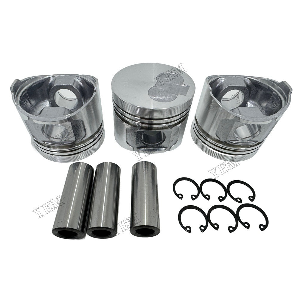 For Yanmar 3TN66E Overhaul Gasket Kit Repair Part Gasket Piston Set