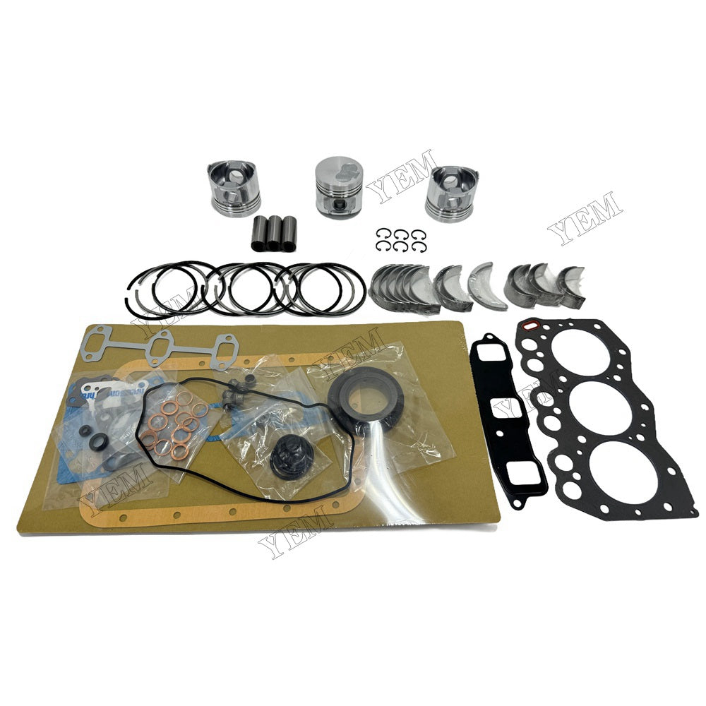 For Yanmar 3TNA68 Overhaul Re-ring Kit Engine Part Gasket Piston Set