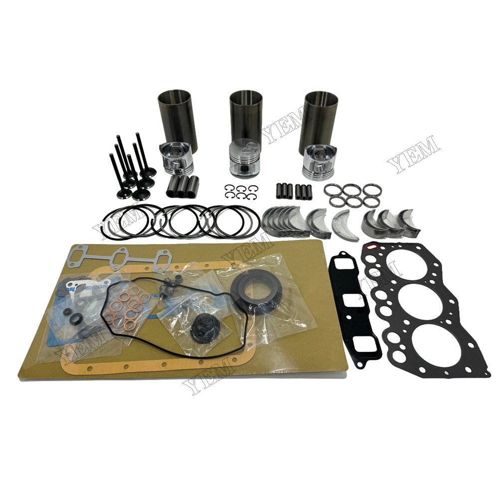 For Yanmar 3TNE68 Engine Overhaul Repair Kit Repair Part Gasket Piston Set