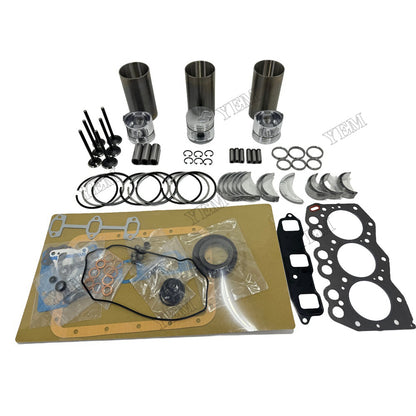 For Yanmar 3TNE68 Engine Overhaul Repair Kit Repair Part Gasket Piston Set