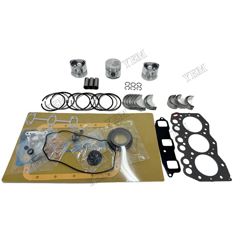 For Yanmar 3TNE68 Overhaul Re-ring Kit Engine Part Engine Piston Ring Gasket
