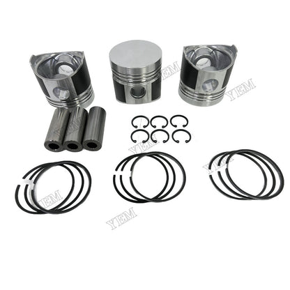 For Yanmar 3TN75 Piston Kit W/ Ring Engine Part Repair Parts