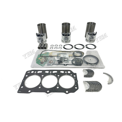 For Yanmar 3TNE84 Engine Overhaul Kit Repair Part Piston Ring Gasket Bearing