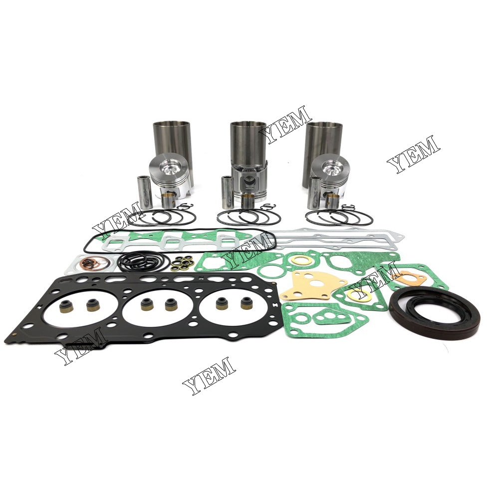 3D84-3 Cylinder Liner Kit With Gasket Set For Yanmar Engine parts