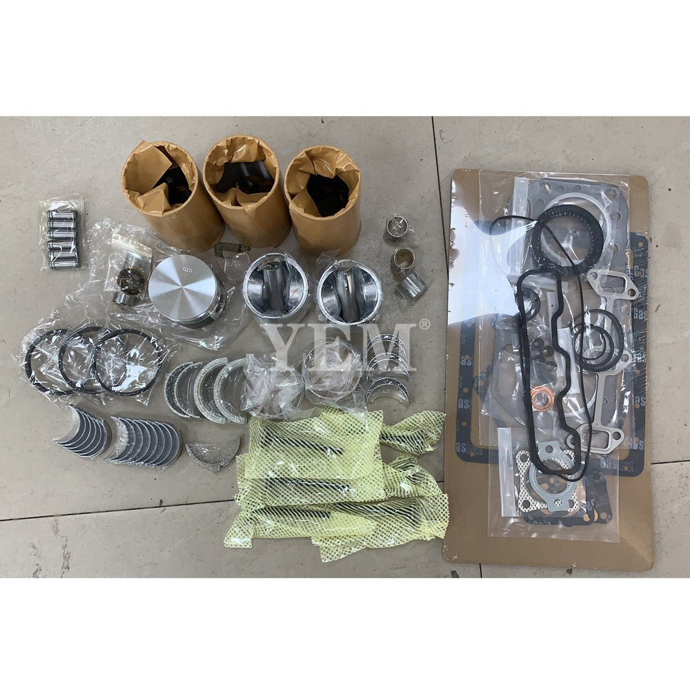 Cylinder Liner And Gasket Kit With Bearing Valve Guide For Yanmar 3T75 Engine parts