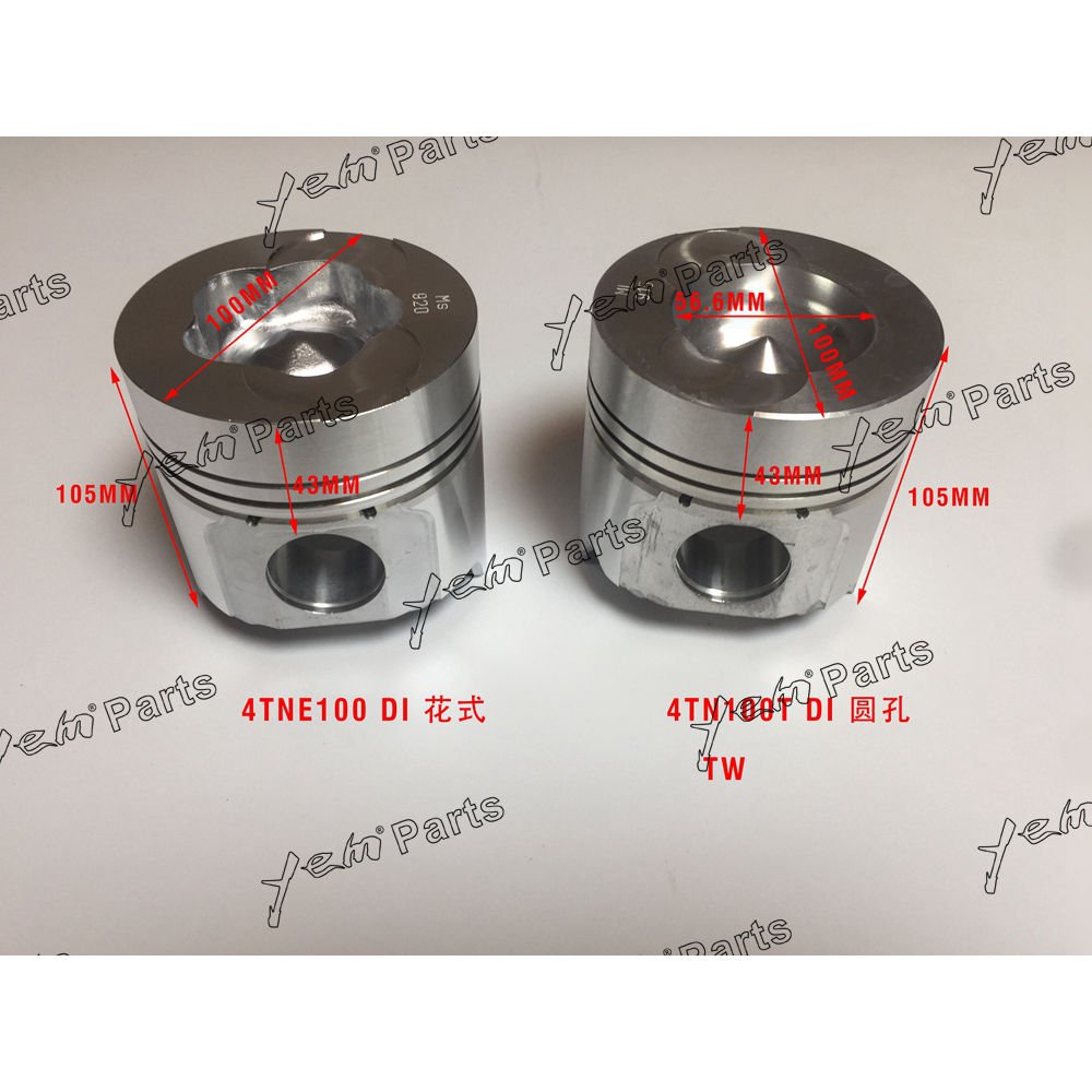 3TN100 Piston For Yanmar Engine parts