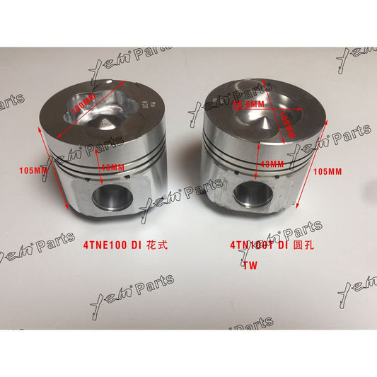 3TN100 Piston For Yanmar Engine parts