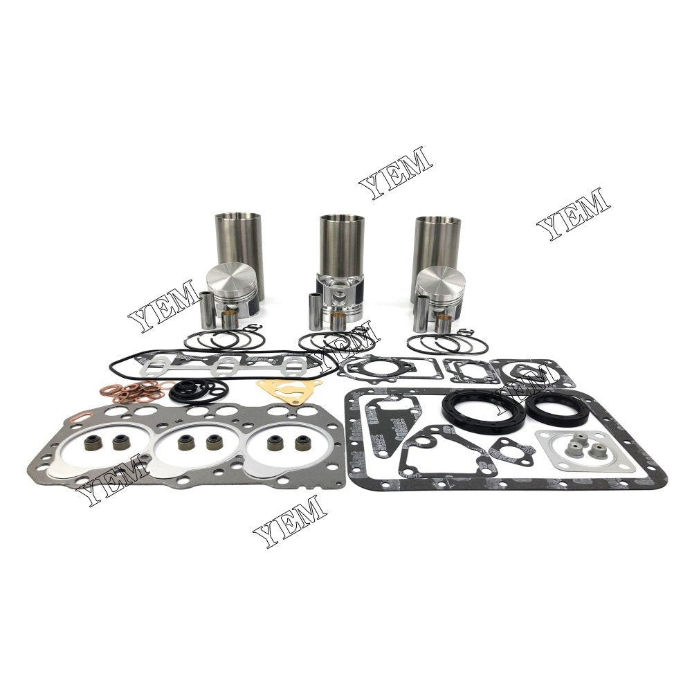 Cylinder Liner Kit With Gasket Set For Yanmar 3TN72 Engine parts