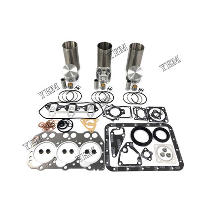 Cylinder Liner Kit With Gasket Set For Yanmar 3TN72 Engine parts