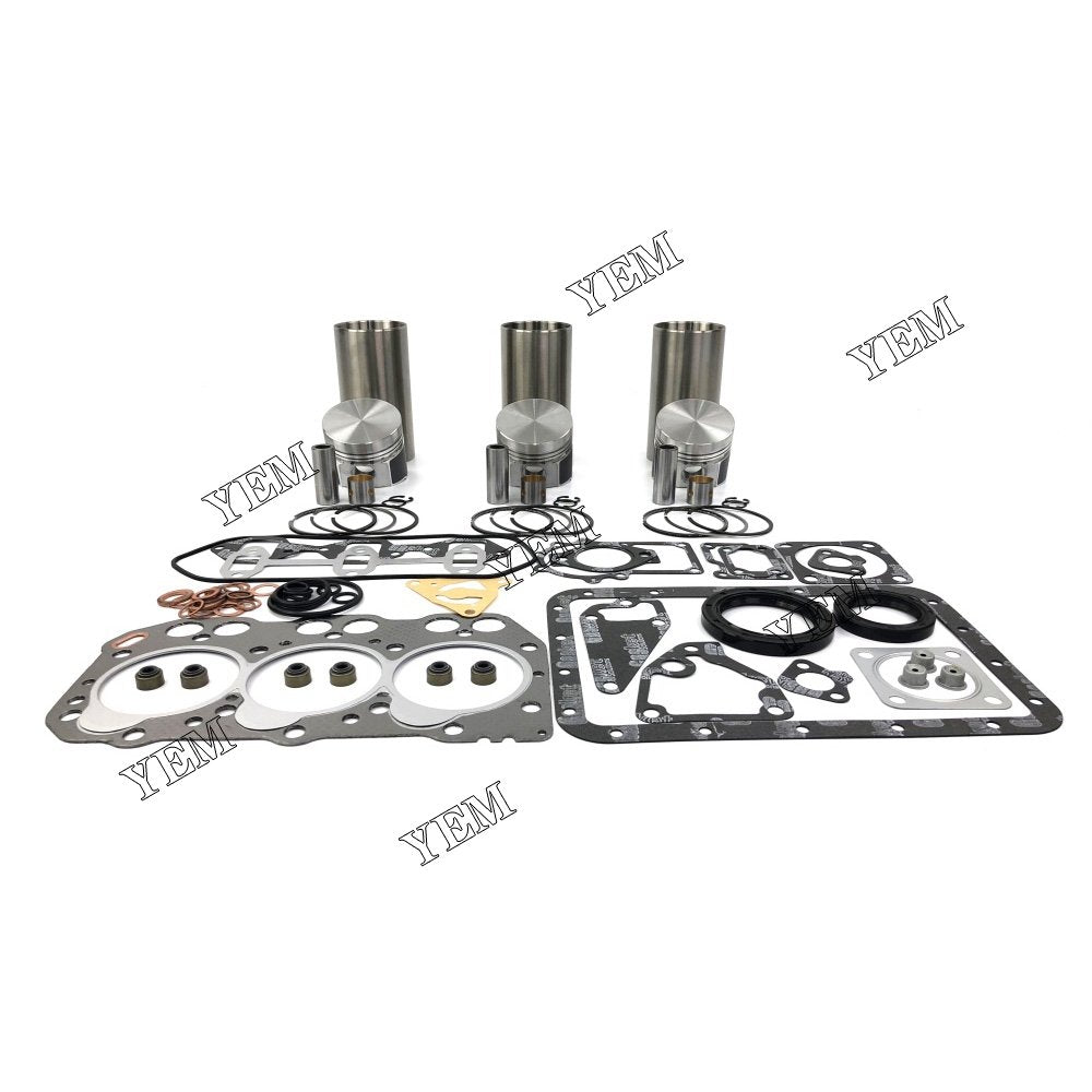 Cylinder Liner Kit With Gasket Set For Yanmar 3TN72 Engine parts