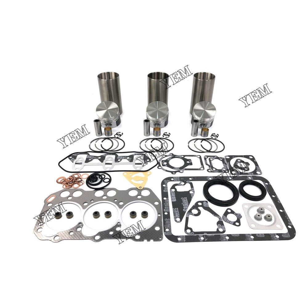Cylinder Liner Kit With Gasket Set For Yanmar 3TN72 Engine parts