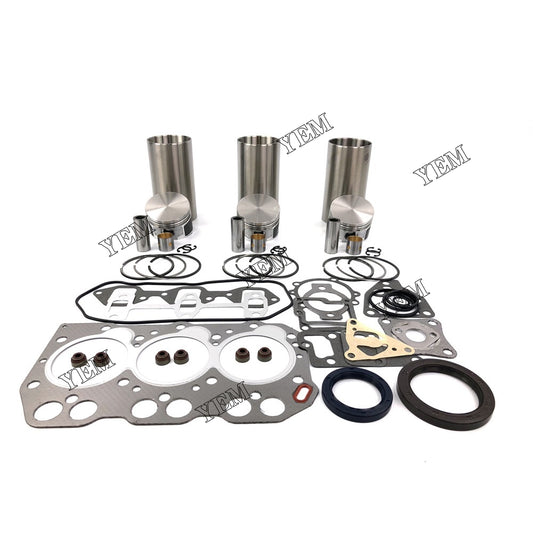 Cylinder Liner Kit With Gasket Set For Yanmar 3TNA68 Engine parts