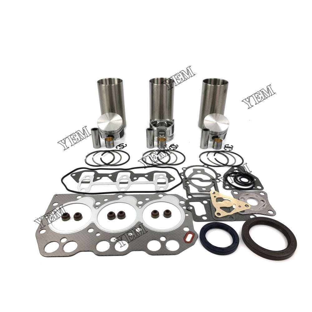 Cylinder Liner Kit With Gasket Set For Yanmar 3TNA68 Engine parts