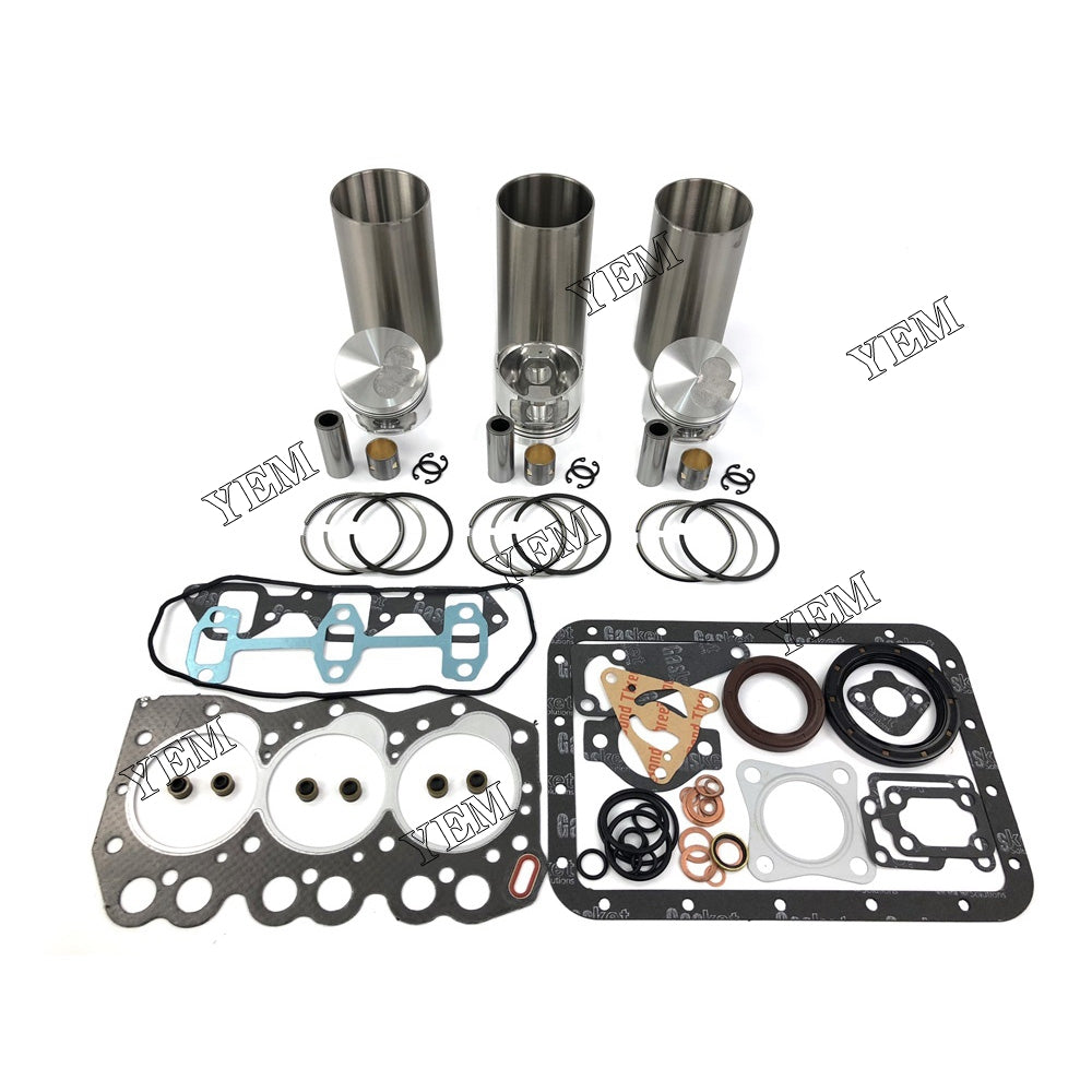 Cylinder Liner Kit With Gasket Set For Yanmar 3TNE66 Engine parts