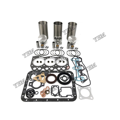 Cylinder Liner Kit With Gasket Set For Yanmar 3TNE66 Engine parts