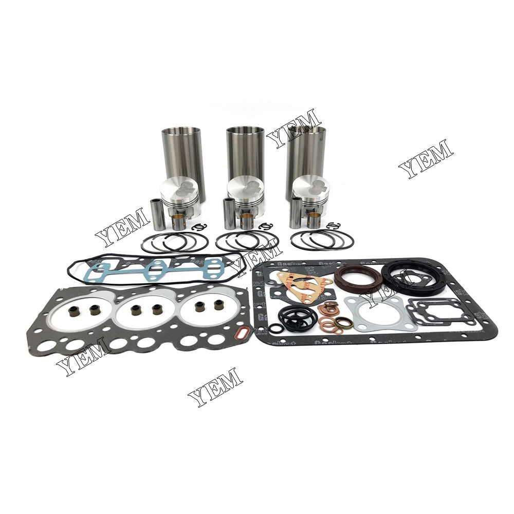 Cylinder Liner Kit With Gasket Set For Yanmar 3TNE66 Engine parts