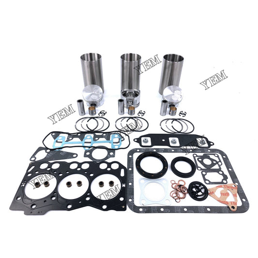 Cylinder Liner Kit With Gasket Set For Yanmar 3TNE68 Engine parts