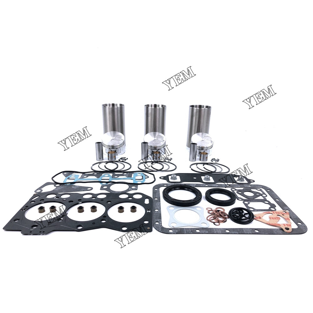 Cylinder Liner Kit With Gasket Set For Yanmar 3TNE68 Engine parts