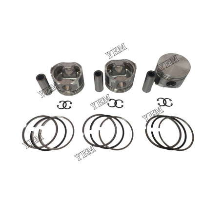 Piston Set & Pin & Ring For Yanmar 3TNE68 Engine parts