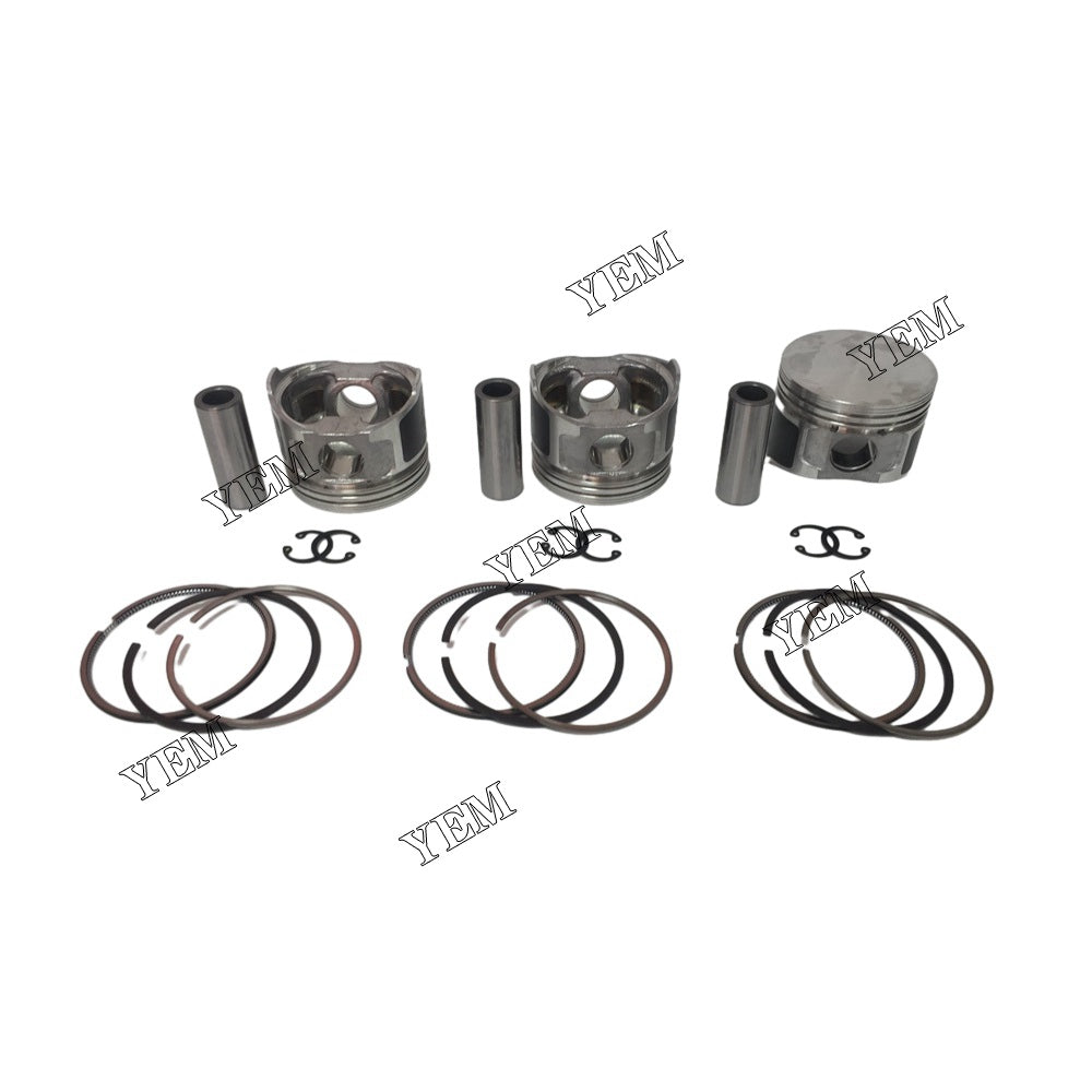 Piston Set & Pin & Ring For Yanmar 3TNE68 Engine parts