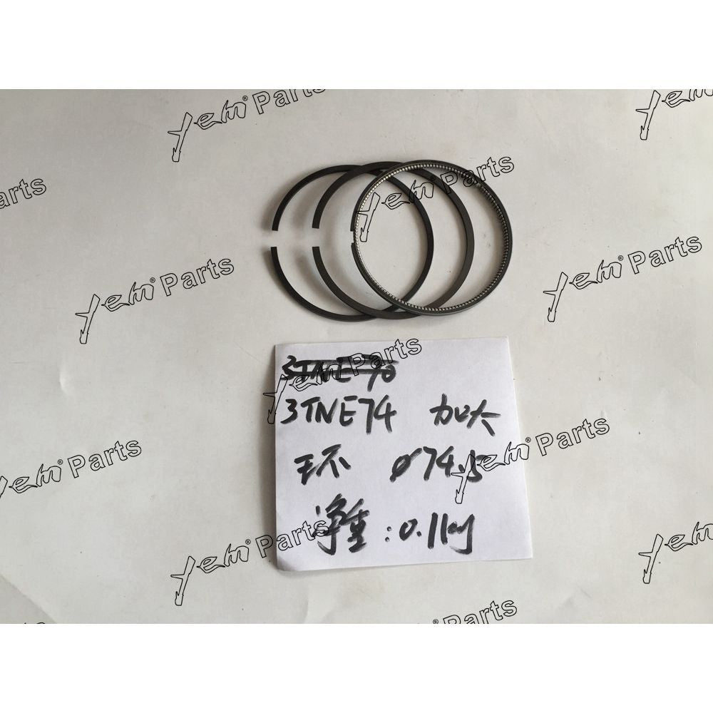 Piston Ring For Yanmar 3TNE74 Engine parts