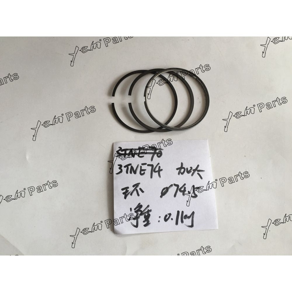 Piston Ring For Yanmar 3TNE74 Engine parts