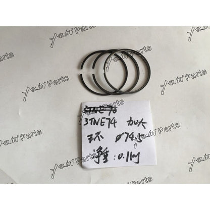 Piston Ring For Yanmar 3TNE74 Engine parts