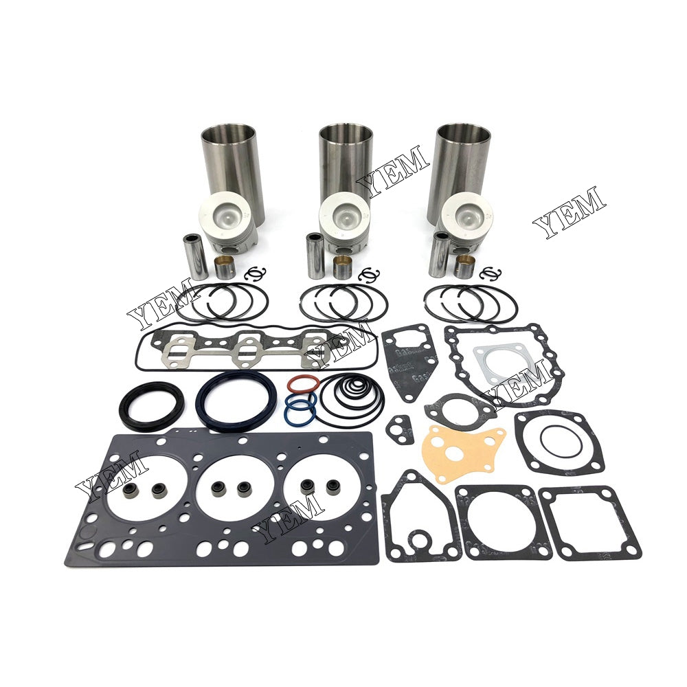 Cylinder Liner Kit With Gasket Set For Yanmar 3TNE78 Engine parts