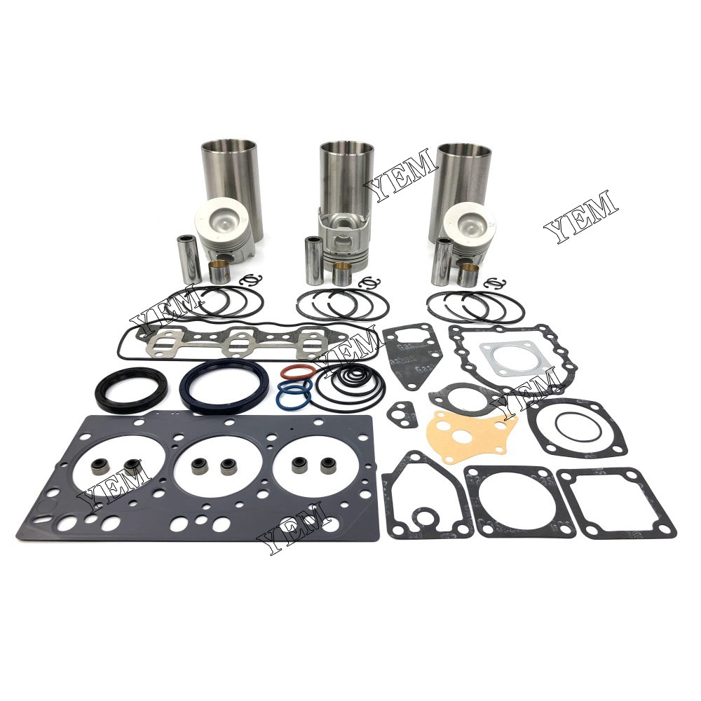 Cylinder Liner Kit With Gasket Set For Yanmar 3TNE78 Engine parts