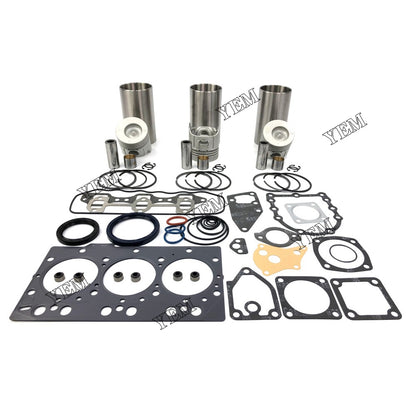 Cylinder Liner Kit With Gasket Set For Yanmar 3TNE78 Engine parts