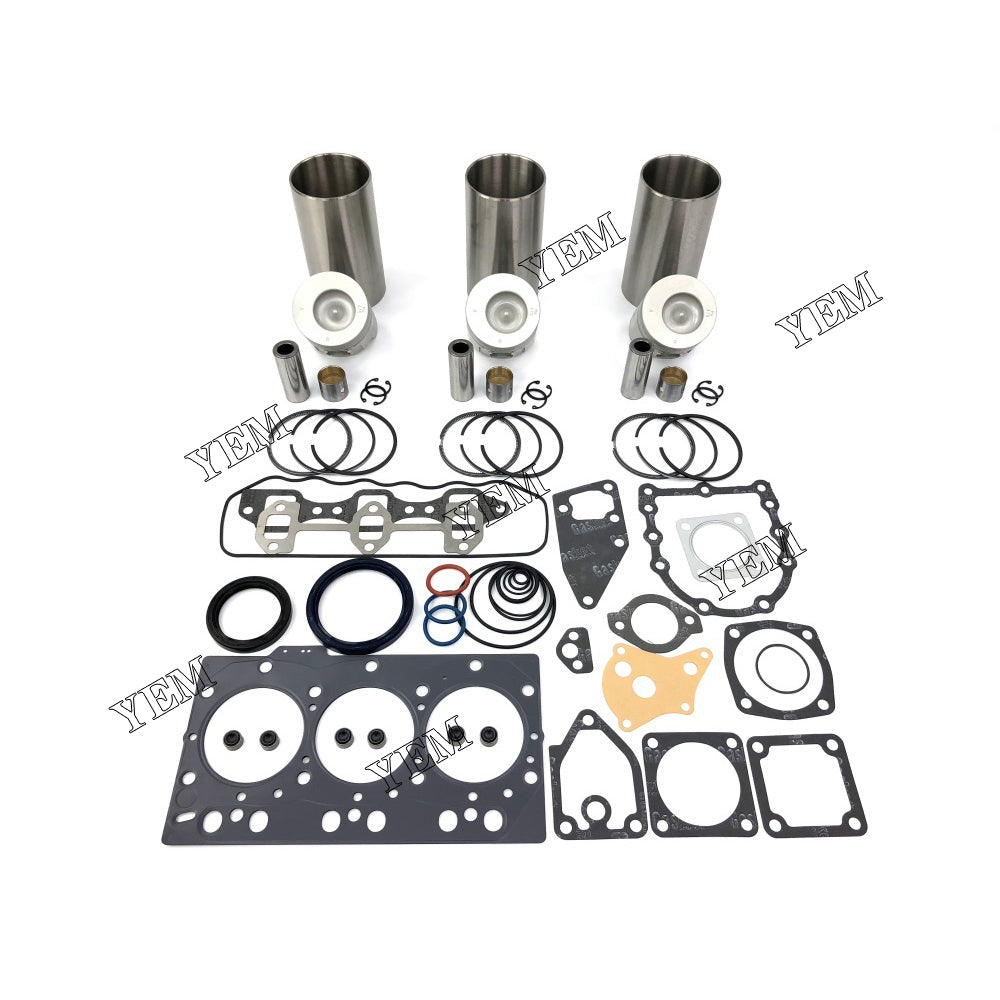 Cylinder Liner Kit With Gasket Set For Yanmar 3TNE78 Engine parts