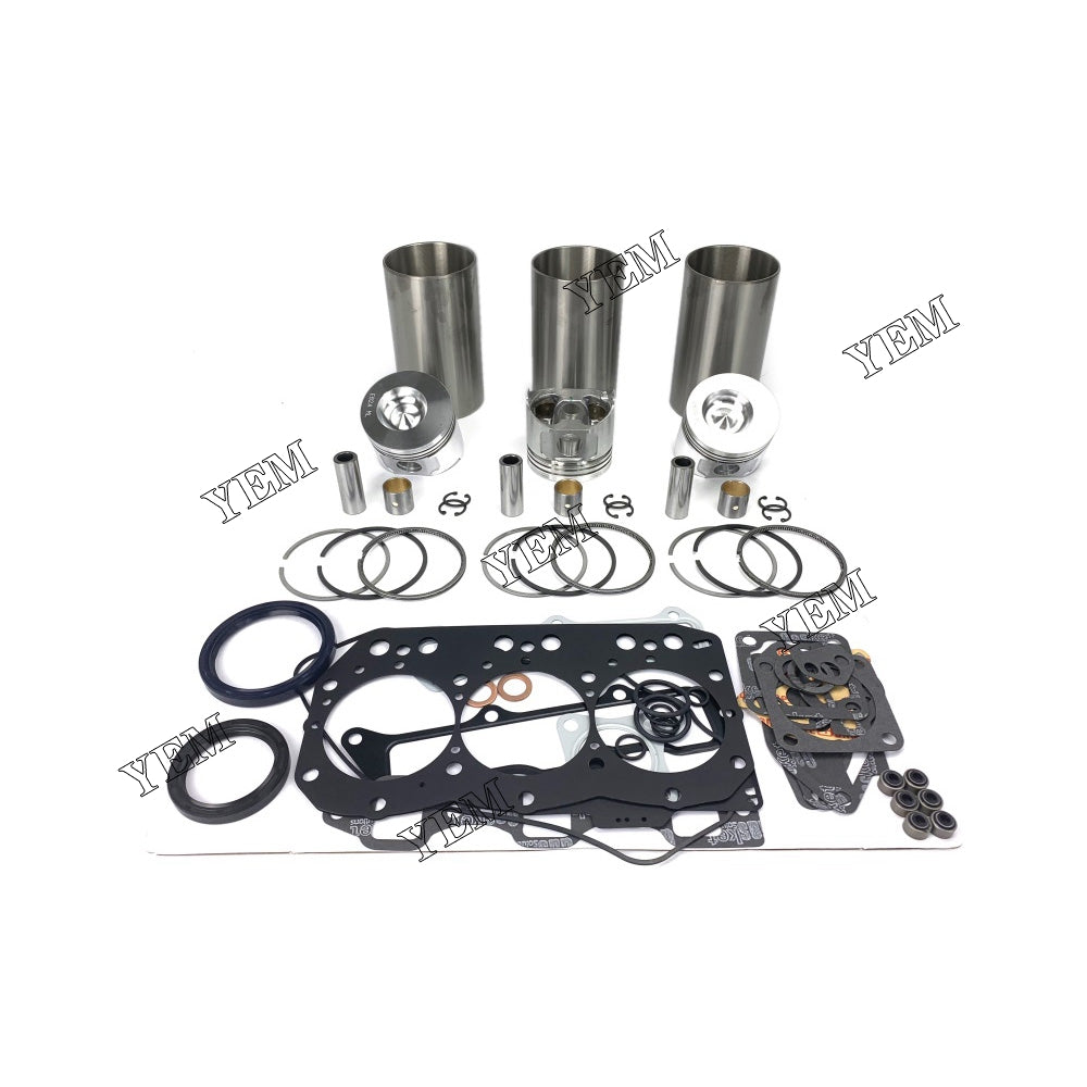 Cylinder Liner Kit With Gasket Set For Yanmar Engine parts 3TNE82