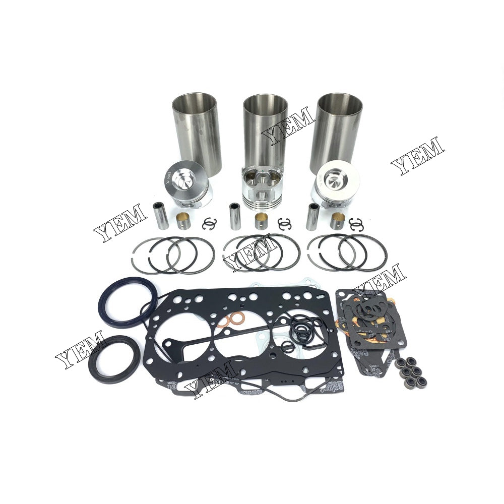 Cylinder Liner Kit With Gasket Set For Yanmar Engine parts 3TNE82