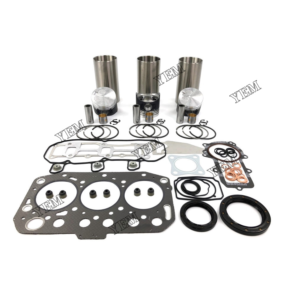 Cylinder Liner Kit With Gasket Set For Yanmar 3TNV70 Engine parts