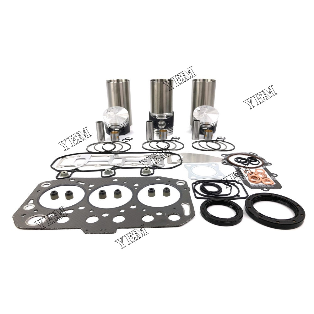 Cylinder Liner Kit With Gasket Set For Yanmar 3TNV70 Engine parts