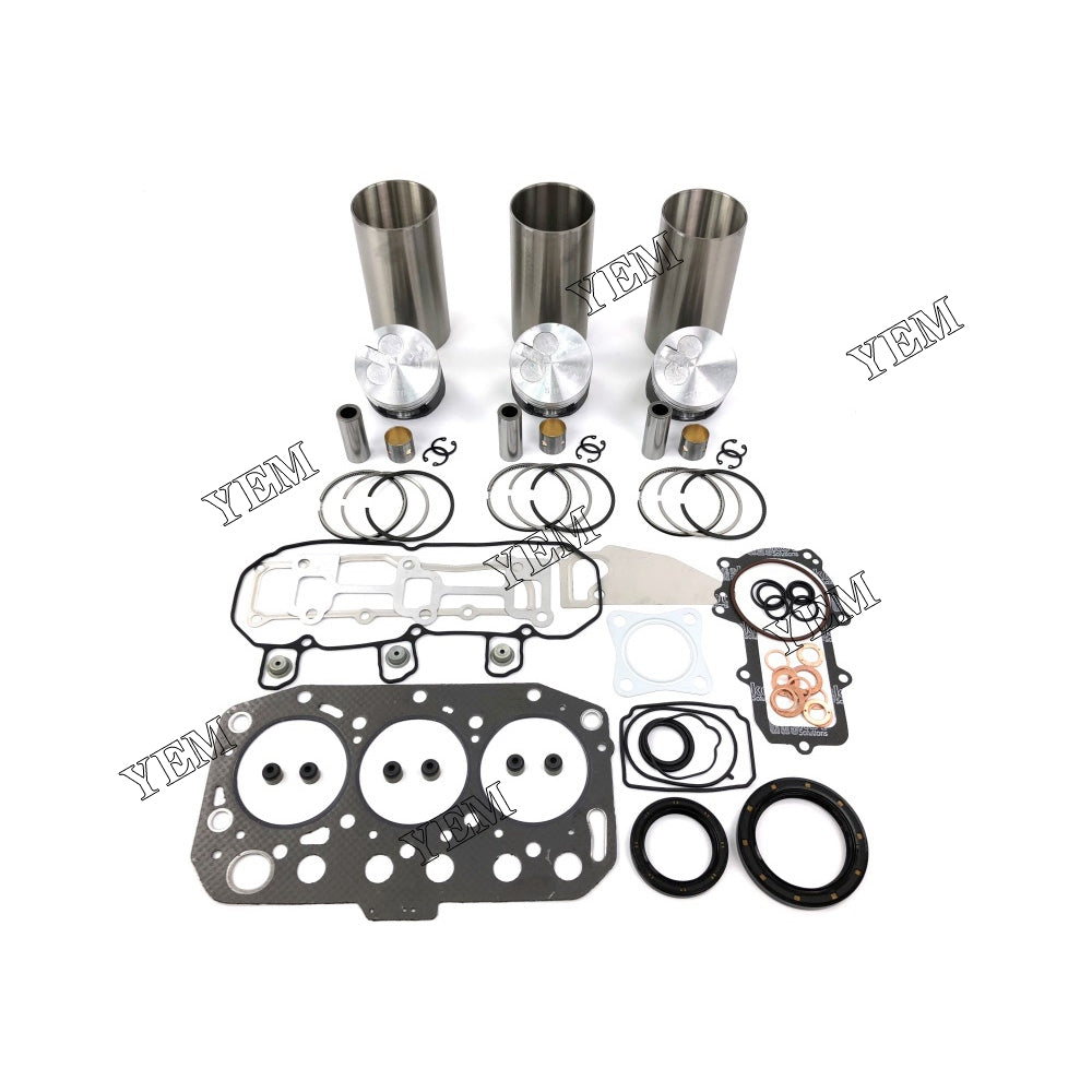 Cylinder Liner Kit With Gasket Set For Yanmar 3TNV70 Engine parts