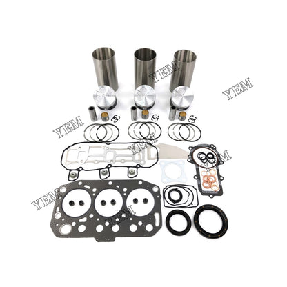 Cylinder Liner Kit With Gasket Set For Yanmar 3TNV70 Engine parts