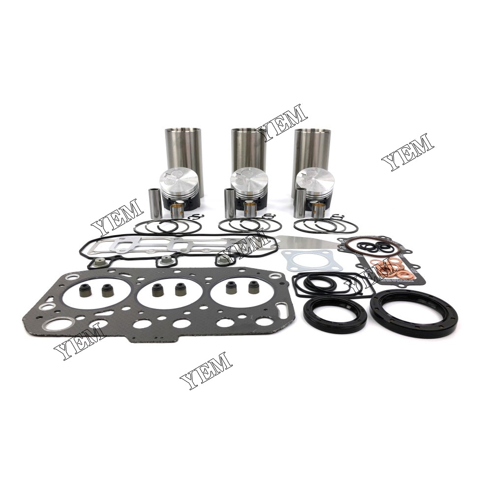 Cylinder Liner Kit With Gasket Set For Yanmar 3TNV70 Engine parts