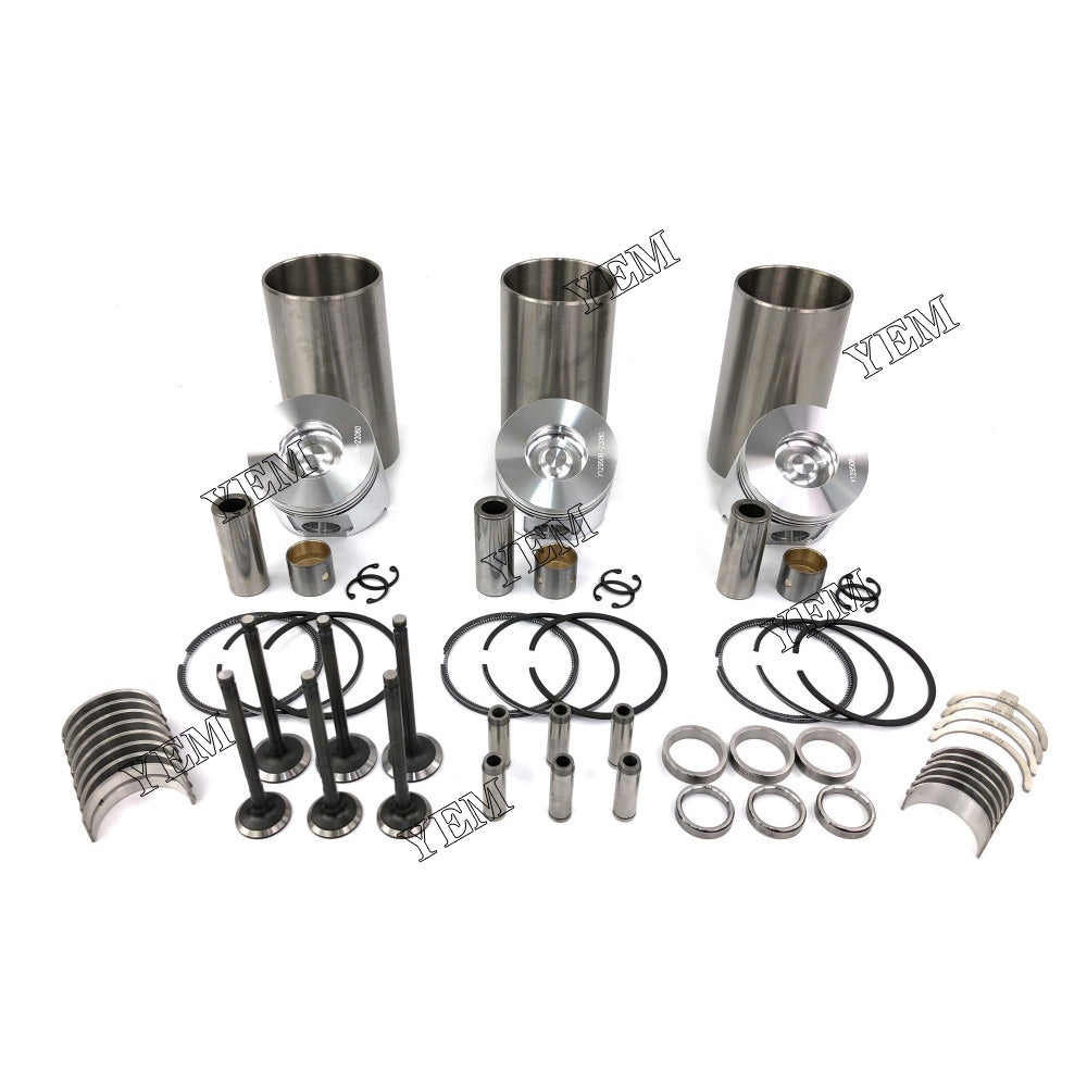 3TNV84 Cylinder Liner Kit With Engine Bearing & Valves For Yanmar Engine parts