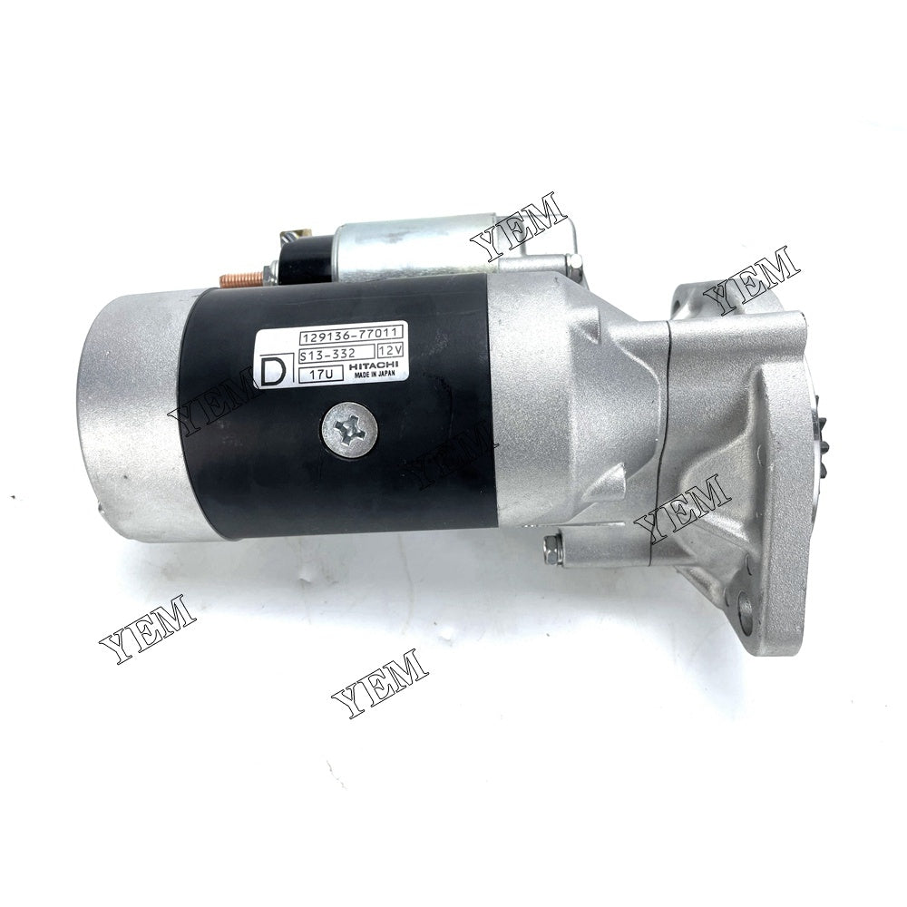 129136-77011 Starter Motor For Yanmar 3TNV88 Engine parts