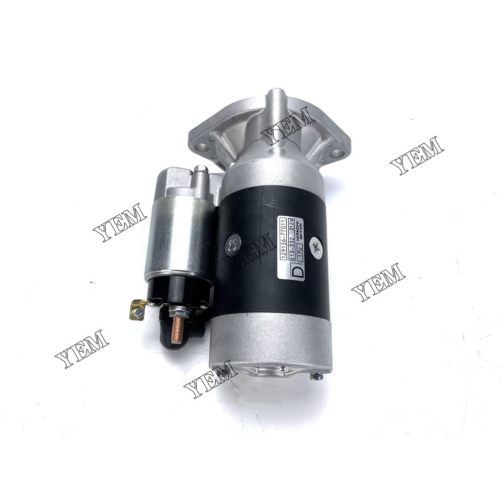 129136-77011 Starter Motor For Yanmar 3TNV88 Engine parts