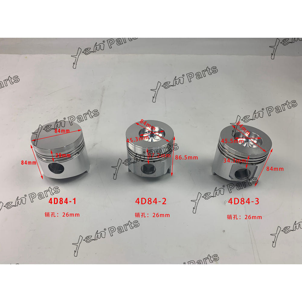 Piston For Yanmar 4D84 Engine parts