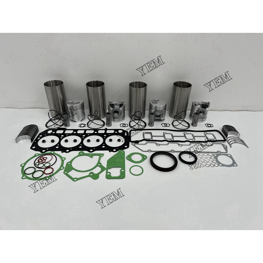 Cylinder Liner And Gasket Kit With Bearing Set For Yanmar 4D94E Engine parts