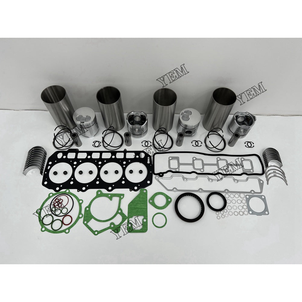 Cylinder Liner And Gasket Kit With Bearing Set For Yanmar 4D94E Engine parts